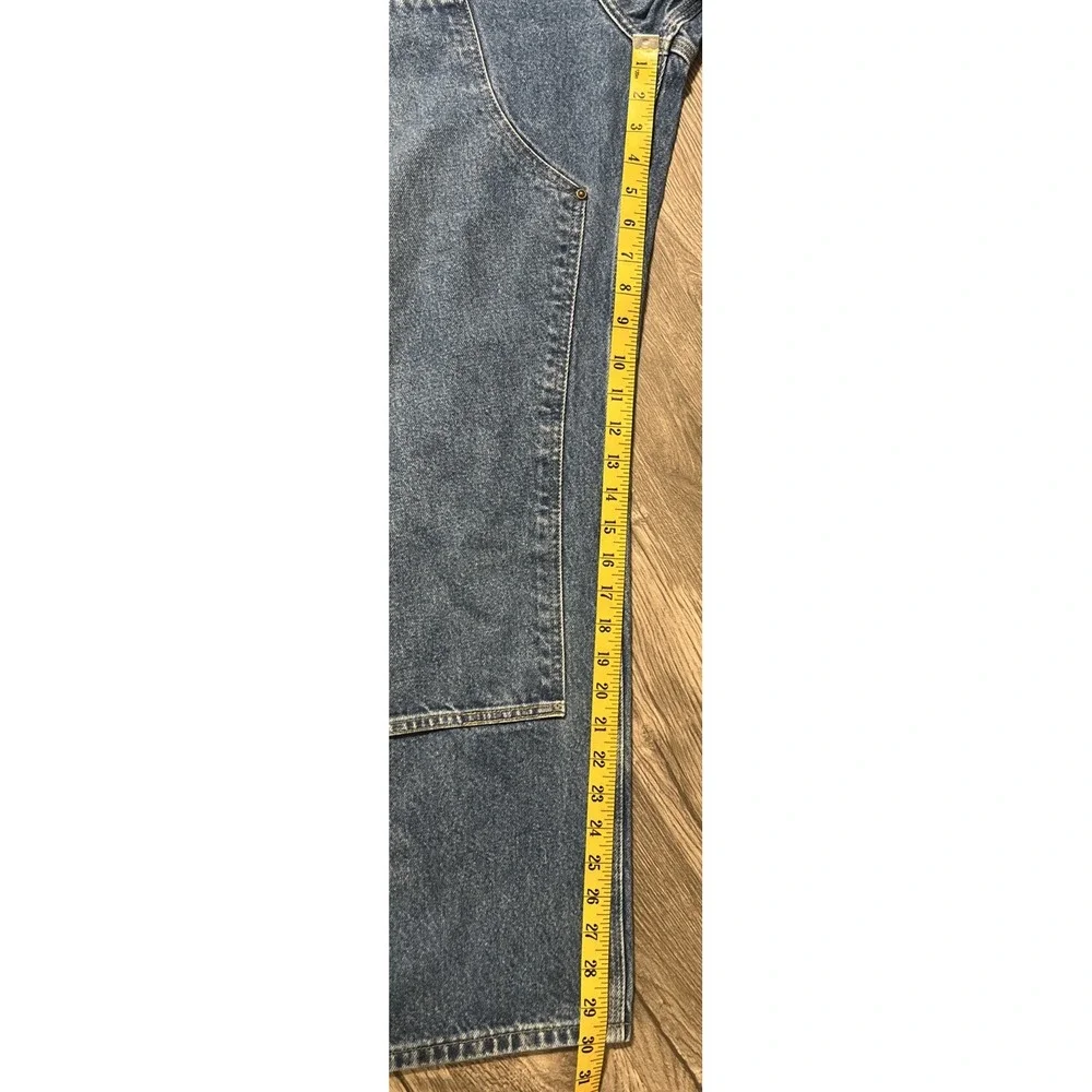Carhartt B73 DST Double Knee Original‎ Fit Blue Jeans Size 42x30 (40x30)